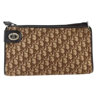 Dior Borsa a spalla Pre-owned Vintage CD trotter - - Pre-owned - Donna - Marrone - ONE SIZE