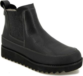 Jambu Womens Jambu Gabby Boots Black Leather Waterproof Round Toe Chelsea ZAP1079