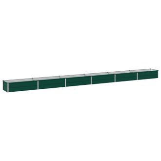 vidaXL Cama De Jard&iacute;n Elevada Verde 480 X 40 X 24 Cm Vidaxl