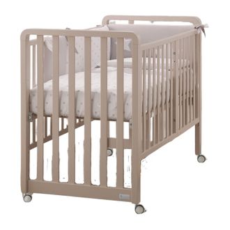 AZZURRA Azzurra Lettino Evolutivo Glam Avana 9 In 1 Con Materasso E Set Tessile Avana