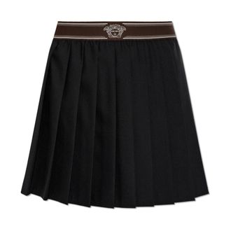 Versace Dames, Rokken, Zwart, Maat: S Wol