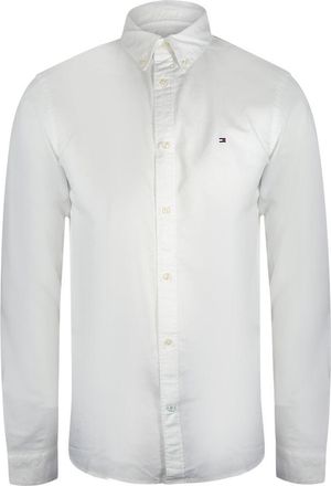 Tommy Hilfiger Heren Klassiek Oxford Overhemd (Wit)