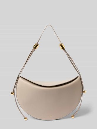 Furla Shoulder Bag mit Logo-Print Modell Moonstone in Beige, Gr&ouml;&szlig;e 1