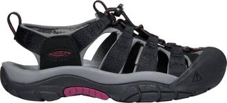 Keen WomenS Newport H2 Sandals In Black/raspberry Wine