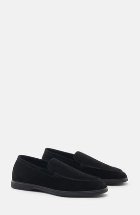 Scarosso Ludovica Loafers in Black - Suede at Nordstrom, Size 38.5