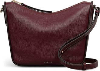 Radley London Oak Street Medium Ziptop Crossbody Bag in Dark Cherry at Nordstrom