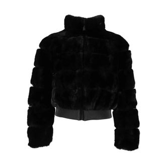 Michael Kors Giacca in ecopelliccia - - Jackets - Donna - Nero - S