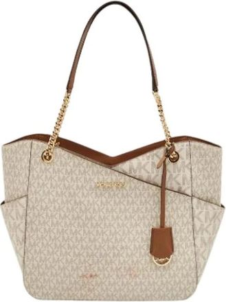 Michael Kors Pre-owned Tote Bags, female, White, Size: ONE SIZE Pre-owned Tote Bag