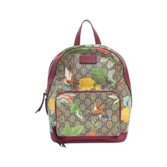 Gucci Zaino Pre-owned in Tela GG Supreme - - Pre-owned - Donna - Beige - ONE SIZE