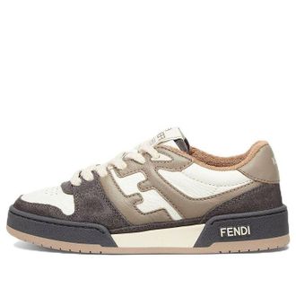 Fendi (WMNS) FENDI Match Low Top Beige Brown 8E8252AI1NF1IJF