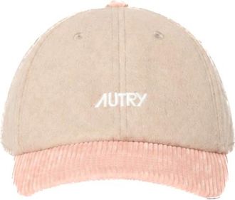 Autry Gorra de b&eacute;isbol de franela - Accessories - Mujer - Beige - ONE SIZE