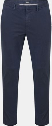 HUGO BOSS Mens Kaito3 Solid Patterned Straight Chinos in Dark Blue - Size 38W/32L