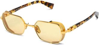 Balmain Brigade III - unisex - Zonnebrillen - Geel - 52 MM - Accessoires