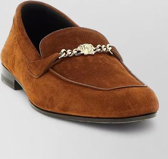 Versace leather loafers