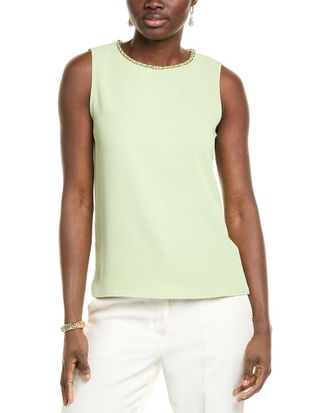 Gracia Chain Neckline Top