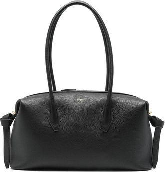 Yuzefi Brioche Duffle - Dames - Schoudertassen - Zwart - ONE Size - Leer - Tassen