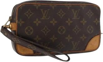 Louis Vuitton Pre-owned Clutches, female, Brown, Size: ONE SIZE Pre-owned Vintage Monogram Clutch