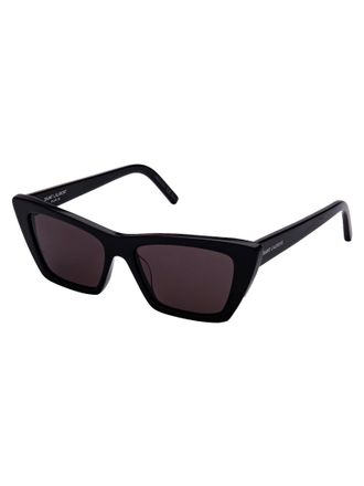 Saint Laurent Womens Sunglasses Sl276 Mica Black-Grey Acetate Black-Black-Grey Black/black/grey