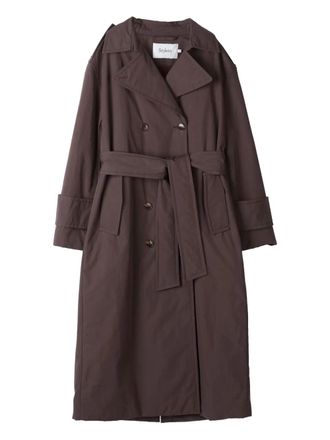 Stylein Sandra belted trench coat - women - Nylon/Cotton - M - Brown
