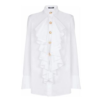 Balmain Mujer, Blusas y Camisas, Blanco, Talla: S