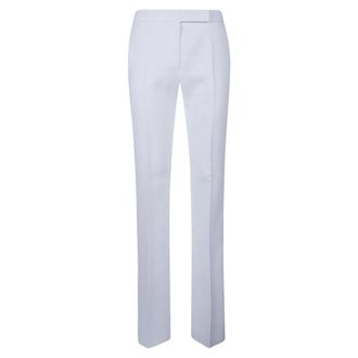 Max Mara Slim-fit Trousers, female, White, Size: S Slim-fit Trousers