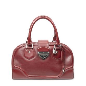 Louis Vuitton Pre-owned Womens Montaigne GM Handbag - Red - One Size