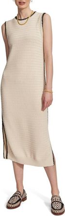 Varley Dwight Sleeveless Midi Dress in Birch at Nordstrom, Size X-Large