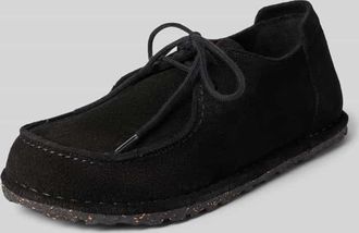 Birkenstock Schn&uuml;rschuhe aus Leder mit Label-Pr&auml;gung Modell UTTI LACE in BLACK, Gr&ouml;&szlig;e 37