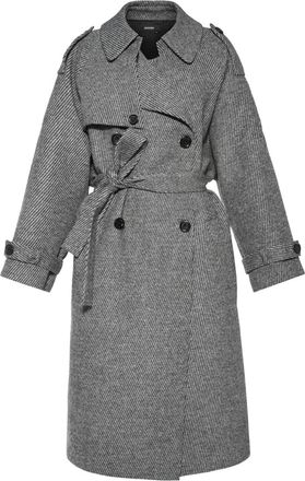 Anouki Jas met ceintuur - Grijs