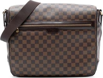 Louis Vuitton Pre-owned Cross Body Bags, female, Brown, Size: ONE SIZE Pre-owned Leather Messenger Bag