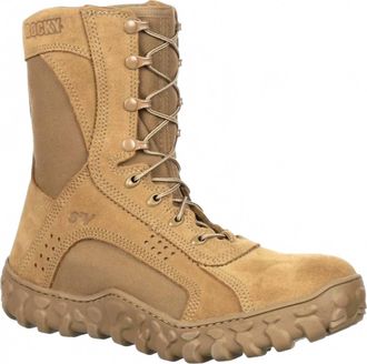 Rocky Mens S2V Tactical Steel Toe Boots In Brown