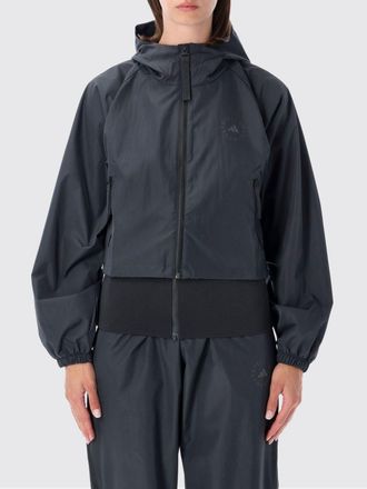 adidas Giacca a vento Track corta in poliestere riciclato con cappuccio