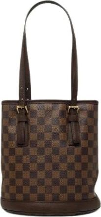 Louis Vuitton Bolso de cubo Marais Pre-owned - Pre-owned - Mujer - Marr&oacute;n - ONE SIZE