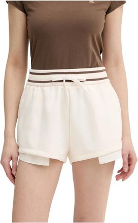 A|X Armani Exchange Short Shorts - Dames - Bermuda - Beige - XL - Katoen - Korte Broeken