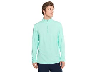 Vineyard Vines Performance Club Quarter-zip Mens Sweatshirt Crystal Blue : 2XL, Polyester/Spandex