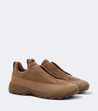 Ermenegildo Zegna Triple Stitch Monte suede sneakers