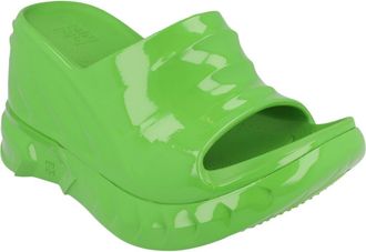 Givenchy Marshmallow Wedge Slide Sandal in Green at Nordstrom Rack, Size 4Us / 35Eu