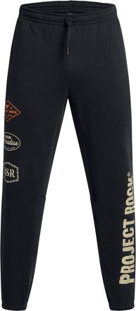 Under Armour Mens Hwt Graphic Print Joggers in Black - Size X-Large