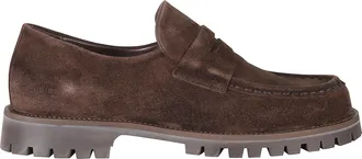Copenhagen Chocolate Suede Moccasin Loafers