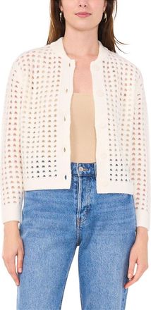 Vince Camuto Pointelle Spring Cardigan