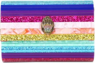 Kurt Geiger Party Eagle clutch bag - women - Polymethyl Methacrylate/Fabric - OS - Multicolour