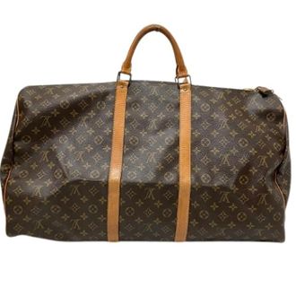 Louis Vuitton Pre-owned Keepall Monogram Boston Bag - unisex - Louis Vuitton Vintage - Vintage Weekend Bags - Brown - ONE SIZE - Pre-owned