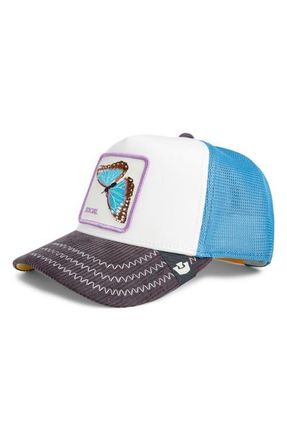 Goorin Brothers Social Remix Butterfly Patch Snapback Trucker Hat in Multi Color at Nordstrom