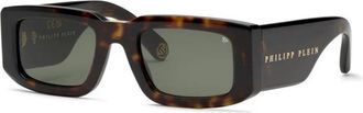 Philipp Plein Authentieke Bril met Topkwaliteit - unisex - Zonnebrillen - Bruin - 54 MM - Accessoires
