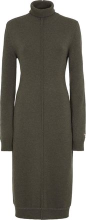 Fendi Abito Midi In Cashmere Con Collo Alto-Donna