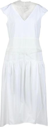 Fabiana Filippi Dames, Jurken, Wit, Maat: XS Katoen