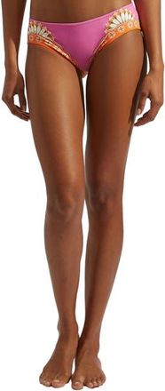 La DoubleJ Sunset Bikini Bottom Napoli Plates Placée Pink at Nordstrom, Size X-Large