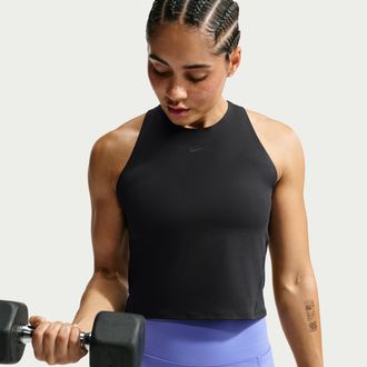 Nike Womens Universa Tank Top in Black | IV4964-010