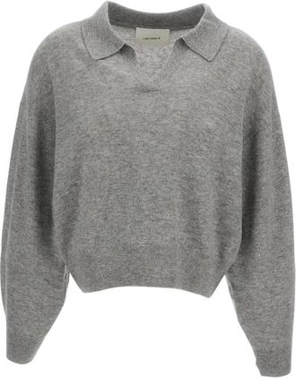 Lisa Yang Pullover met polokraag van kasjmier - Dames - Cashmere truien - Grijs - XS - Kasjmier - Truien & Vesten