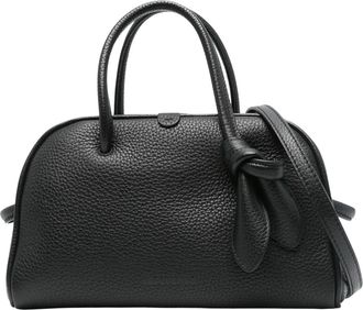 Jacquemus Black Leather Small Turismo Bag